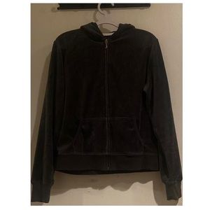 🖤SOLD🖤Juicy Couture Rare Bedazzled Grey Zip Up 🖤